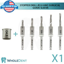 Surgical External Irrigation Stopper Drill Ø2.0 And Guide Sleeve Dental Implant picture