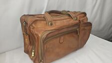Vintage Hartmann Full Leather Soft Sided Unstructured Carry On Weekender Bag picture