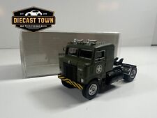 1/87 HO Brekina Kenworth Bullnose #85954 Truck Tractor Army Green US Air Force picture