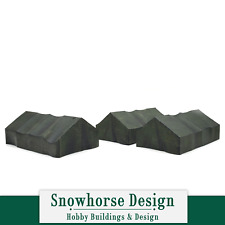 Army Tent - Set of 3 (HO Scale 1:87) picture