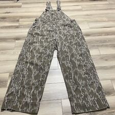 VTG MOSSY OAK Bib Overalls Greenleaf Camouflage Double Knee Made In USA Men’s XL picture