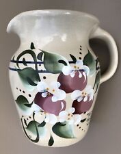 Yesteryears Hand Turned Pottery Pitcher Fruit of the Spirit is Kindness Signed picture
