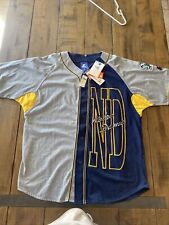 Vintage Notre Dame Fighting Irish Starter Button-Up Baseball Jersey Size XL NOS picture