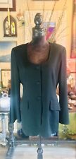 Vintage Bohemian ABS Noir Night Trip Flared Sleeve Classic Button Jacket 12 picture
