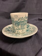NYMOLLE Art Faince Denmark HOYRUP Limited Ed Demitasse Cup Saucer picture