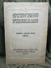 Vintage Stevens Firearms General Catalog No. 53 - 1911.  Chicopee Falls, Mass picture