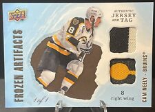 1 of 1 - Cam Neely - 2008-09 Upper Deck Frozen Artifacts Game Worn Jersey & Tag picture