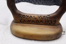 Wood Carving done for Royal Visit of King George VI to Winnipeg Canada in 1939 picture