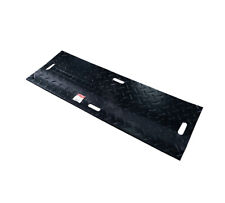 3′ x 6′ Heavy-Duty Ground Protection Mat - Black, Diamond Plated picture