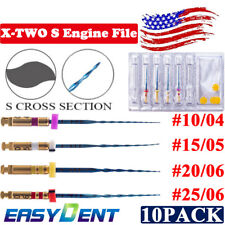 10Pack Dental Endodontic X-TWO S Root Canal File For Endo Motor 25mm EASYINSMILE picture
