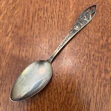 Antique Native American 5.5” Souvenir Spoon Sterling Silver Hot Springs Arkans picture