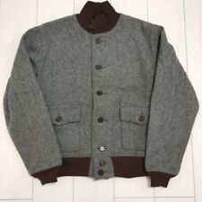 Lost Worlds Type A-1 Frght Jacket Size L Wool Brown Mens Rare Mint picture