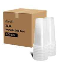 Karat 32oz Premium PP Plastic Cold Cups (104.5mm)/BPA free - 600 pcs, C-KPP32 picture