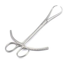 Bone Holding Bone Reduction Forceps Curved Pointed Tips Gold Plate Orthopedic picture