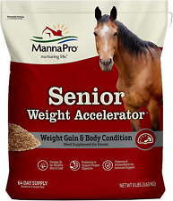 Manna Pro Weight Accelerator for Senior Horses w/Omega 3 Fatty Acids 8lbs. picture
