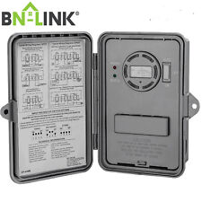 BN-LINK Pool Pump Timer, Outdoor Digital Timer Box Heavy Duty 7-Day Programmable picture