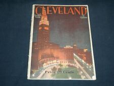 1928 CLEVELAND SOUVENIR GUIDE IN COLOR - NICE ILLUSTRATIONS - J 8518 picture