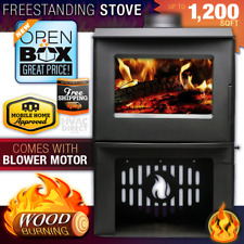 Breckwell Wood Stove With Blower - Up To 1200 Square Feet - SW1.2 - Open Box picture