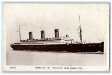 c1910's Cunard Line RMS Berengaria Gross Tonnage Steamer RPPC Photo Postcard picture