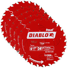 5-Pack Freud D0624A Diablo 6-1/2-inch 24T ATB Perma-Shield Framing Saw Blades picture