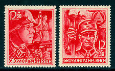 GERMANY 1945 Deutsches Reich - SEMI POSTAL - STORMTROOPERS set Sc# B292-3 MNH/MH picture