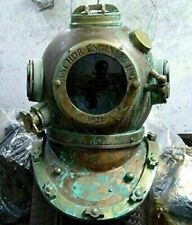 Adel HANDICRAFTS Royal Navy Diving Helmet ~ Anchor Engineering Diving Helmet New picture