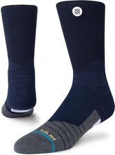 Stance Adult Navy Blue Crew Nylon InfiKnit Icon Sport Performance Socks M 6-8.5 picture
