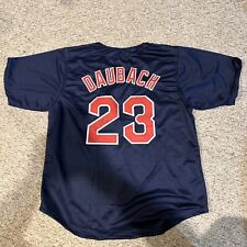 BOSTON RED SOX- BRIAN DAUBACH SIGNED AUTOGRAPH JERSEY COA WORLD SERIES CHAMP picture