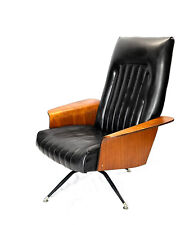 Vtg Mid Century Modern Kroehler Murphy Miller Lounge Chair   Mulhauser Plycraft picture