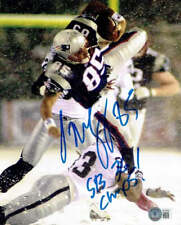 Jermaine Wiggins New England Patriots Autographed & Inscribed 8x10 Photo Beckett picture