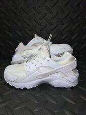 Nike Huarache Run Little Kids' Shoe Size 11C | White/Pure Platinum/White picture