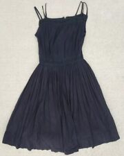Vintage 1940s-50s Black Dress Gorgeous Petticoat picture