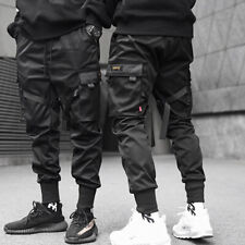 Men Casual Streetwear Joggers Cargo Pants Sweatpants Combat Sport Urban Trousers picture