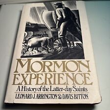The Mormon Experience -Leonard J. Arrington Davis Bitton 1979 SIGNED 1st Edition picture