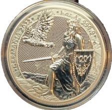 2022 Lady Germania 1oz .999 Silver BU Round Coin in capsule w/ COA picture