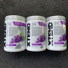 3 x XTEND Original BCAA Powder Sugar Free Muscle Recovery Grape 30 Servings 6/24 picture