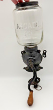 Antique Arcade Cast Iron Coffee Grinder 1900-1930s Designed by Morgan Brothers picture