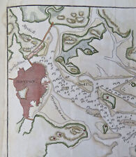 Boston Harbor Massachusetts Coastal Survey 1850 Blunt nautical map hand color picture
