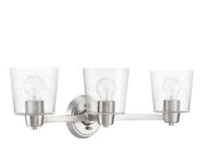 Windsor Gate 3 Light 26 inch Bathroom Vanity Light with Seeded Glass Shades picture