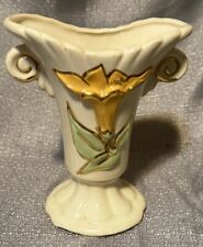 HULL POTTERY VINTAGE VASE IN GLOSSY FINISH - YELLOW - 6” TALL picture