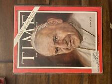 Vintage January 4 1963 TIME Magazine POPE JOHN XXIII Man Of The Year O8 picture