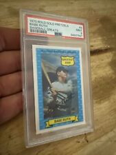 Babe Ruth PSA 9 Vintage Baseball Card Rold Gold Bambino Collector Yankees 1970 picture