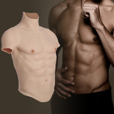 2021 Handmade Realistic Silicone Muscle Cosplay Man Fake Chest Fake muscle man  picture