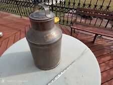 Antique Vintage 2 Gal Cream Can Chicago Guernsey Farm Hinsdale Illinois picture