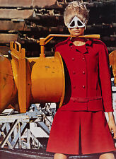 1966 Vintage Helmut Newton Photo Print Fashion Vogue Rome Photogravure 14x18 picture