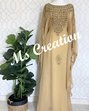 SALE Unique Royal African Crystal Work Moroccan Dubai Kaftan Wedding Dress 509 picture