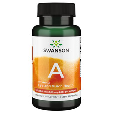 Swanson Vitamin A Supplement, 250 Softgels picture