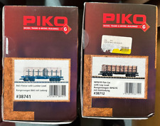 PIKO G Scale American Rolling Stock Bundle #38712 & #38741 Discontinued NIB picture