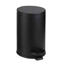 1.2 Gallon Round Trash Can with Plastic Inner Bucket Suitable for Bathroom picture