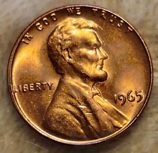 1965 Lincoln Penny No Mint Mark Multiple Errors 